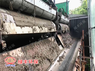 大型選礦污泥脫水效果